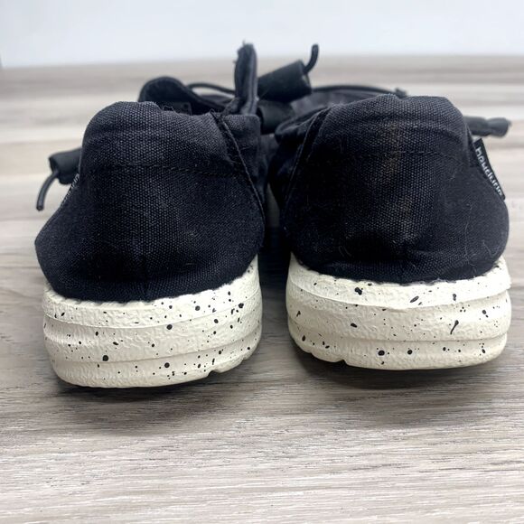 Hey Dude Wendy L Black Lightweight Casual Comfortable Slip On Shoes Size 7 - Picture 4 of 10